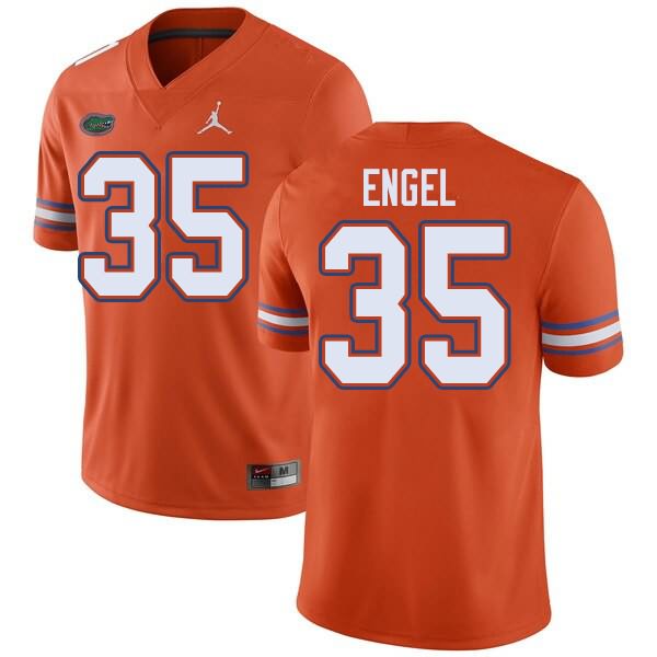 NCAA Florida Gators Kyle Engel Men's #35 Jordan Brand Orange Stitched Authentic College Football Jersey UFP2664NG